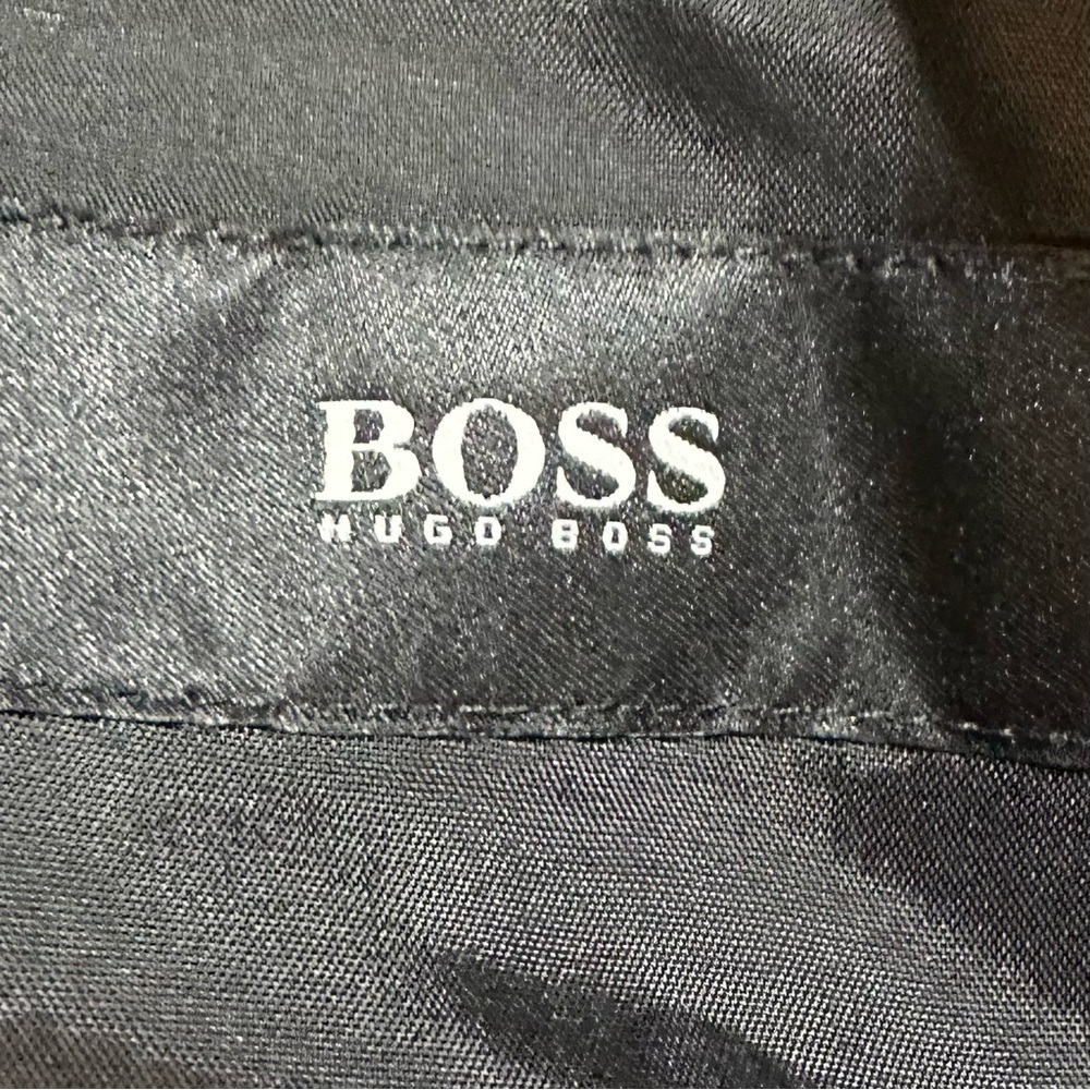 BOSS Hugo Boss Huge3 Genius2 Black Single Breasted Skinny Fit Blazer Size 40R - Picture 4 of 7
